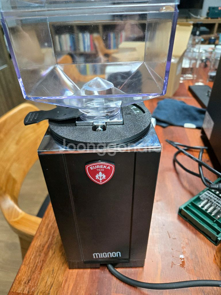 유레카 미뇽 스페셜리타 커피 그라인더 미세조정키트 장착--8