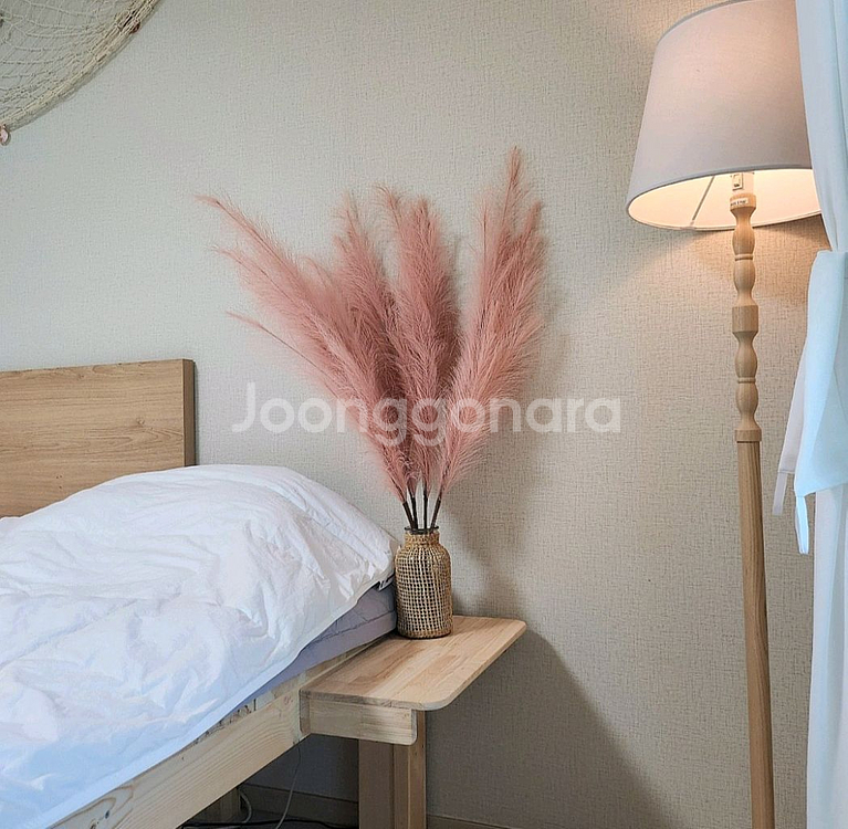 [새상품] 핑크뮬리 조화 대형 100cm 5개--0