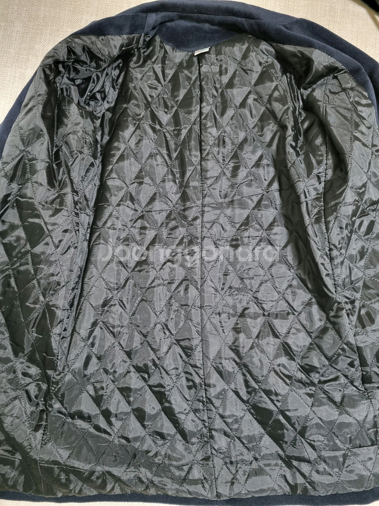 안감누빔 네이비 반코트. 프리사이즈--4