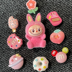 라부부 크록스 슬리퍼 지비츠세트 (색상6종)