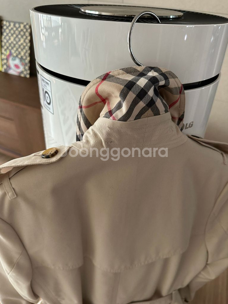 (정품)버버리 더블 트렌치코트60만착불(런던매장구입)--3