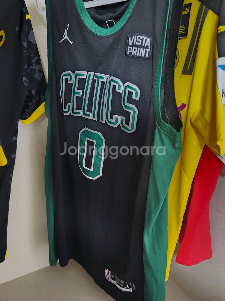 조던 보스턴 셀틱스 테이텀 농구 유니폼--0