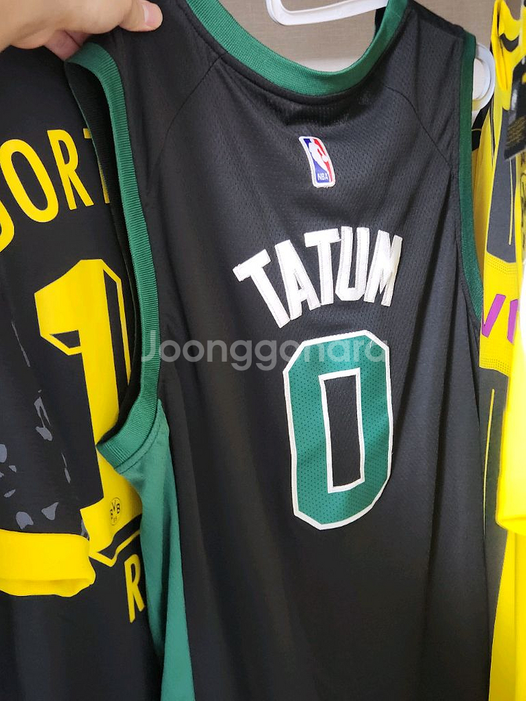 조던 보스턴 셀틱스 테이텀 농구 유니폼--1
