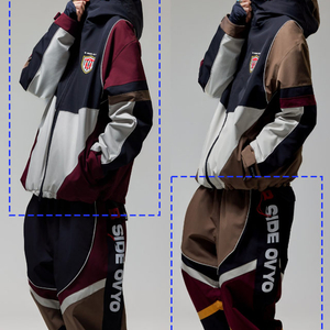 2425 오비오 보드복 세트 - 인트로/ 와인색/ L사이즈