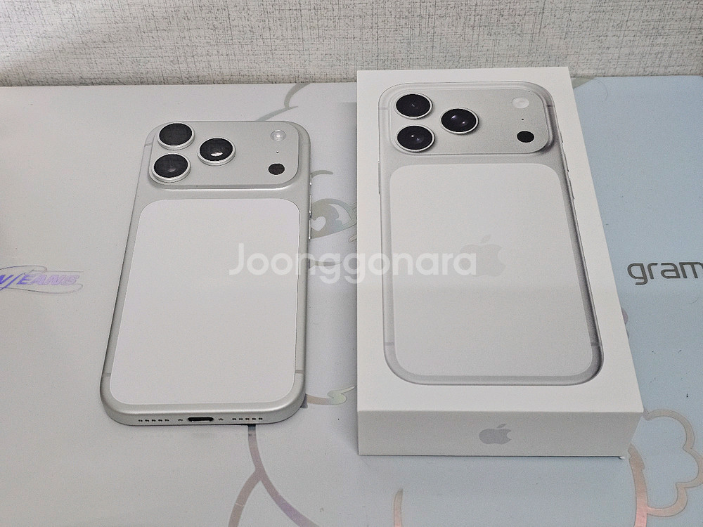 아이폰17프로 256GB 실버 자급제 풀박스--0