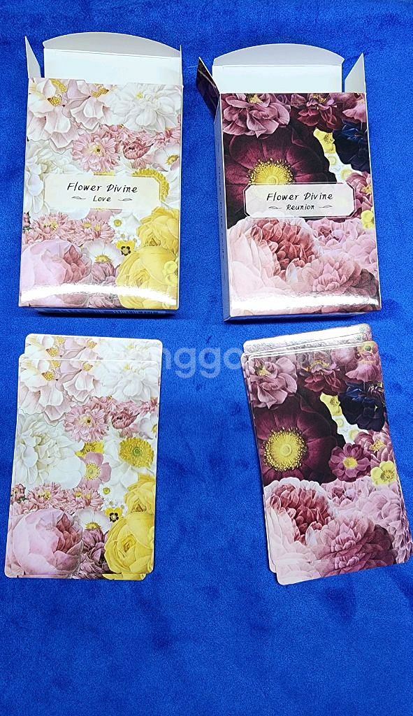 플라워 디바인 사랑재회 조언카드 타로 오라클--1