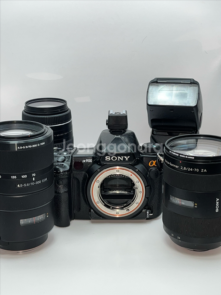 A900 등 소니 A마운트 렌즈 및 플래시--0