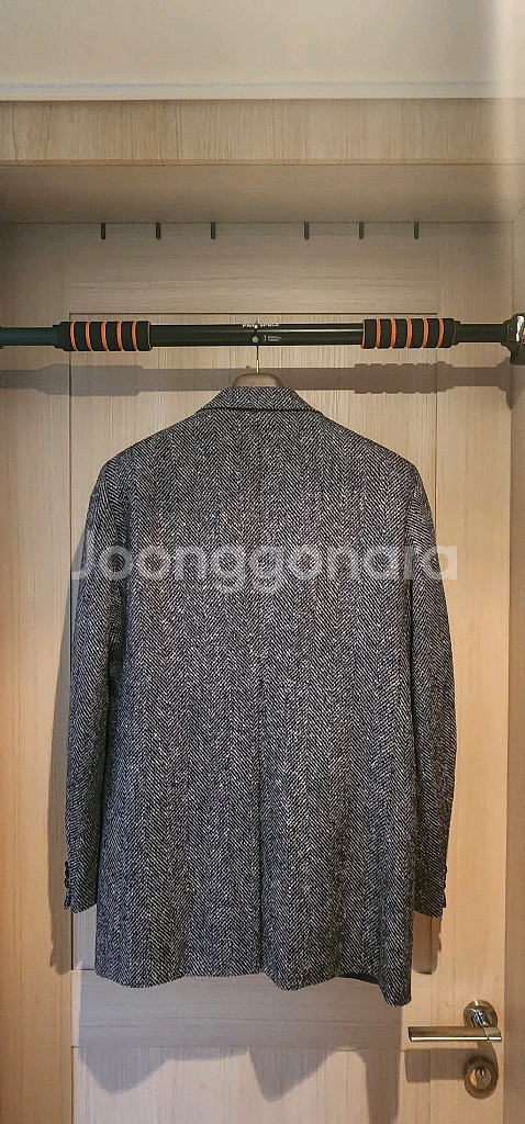 그레이 헤링본 트위드자켓 L--1