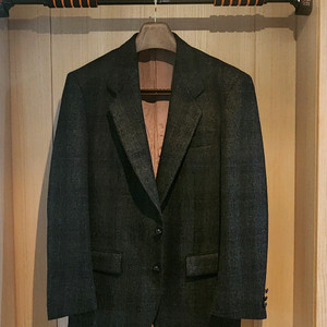 진그레이 모직 트위드자켓 L~슬림XL