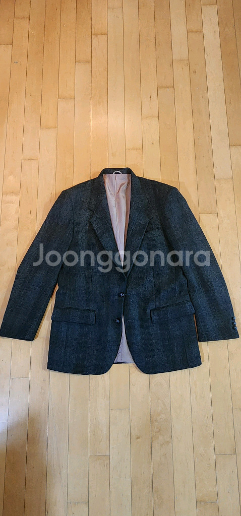 진그레이 모직 트위드자켓 L~슬림XL--3