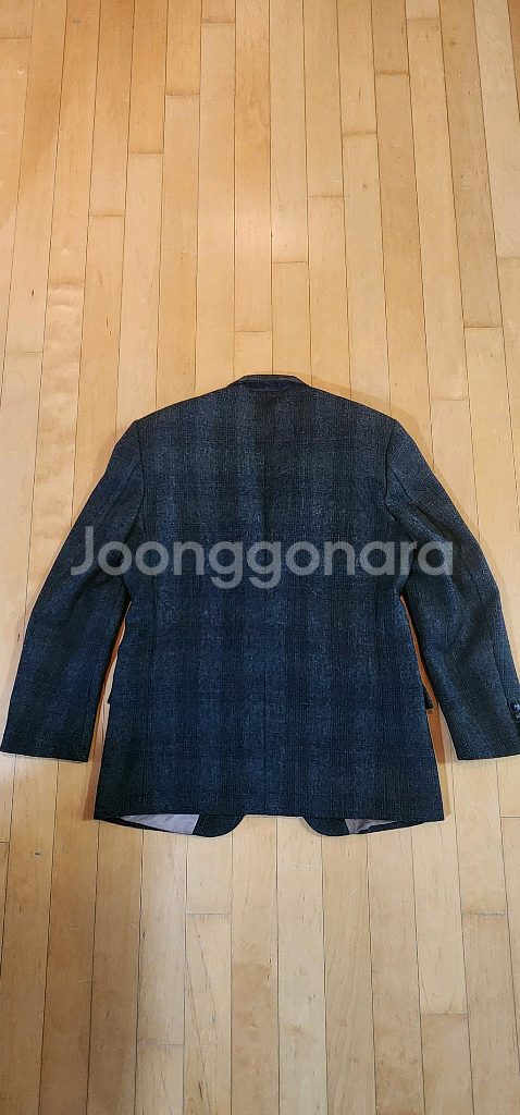 진그레이 모직 트위드자켓 L~슬림XL--4