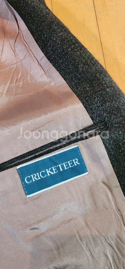 진그레이 모직 트위드자켓 L~슬림XL--7