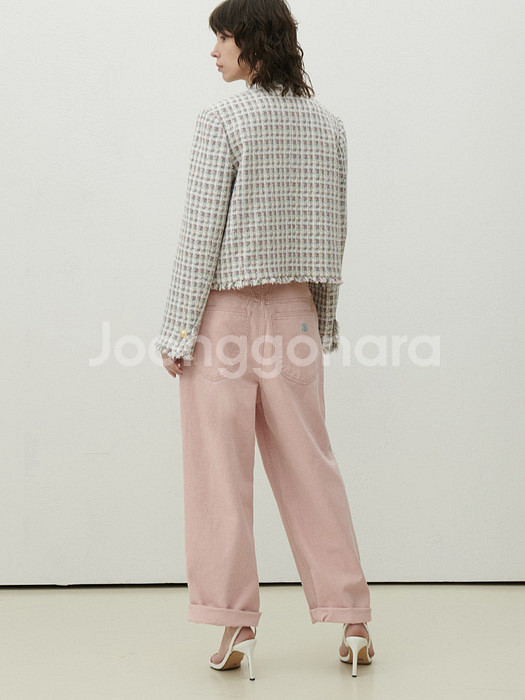 새상품:)모먼 트위드 자켓(채정안,이현이착용)--4