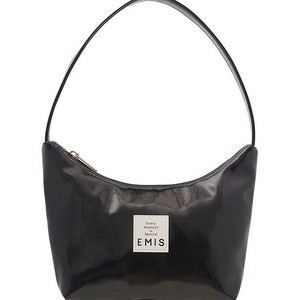 이미스 에나멜 호보백-블랙