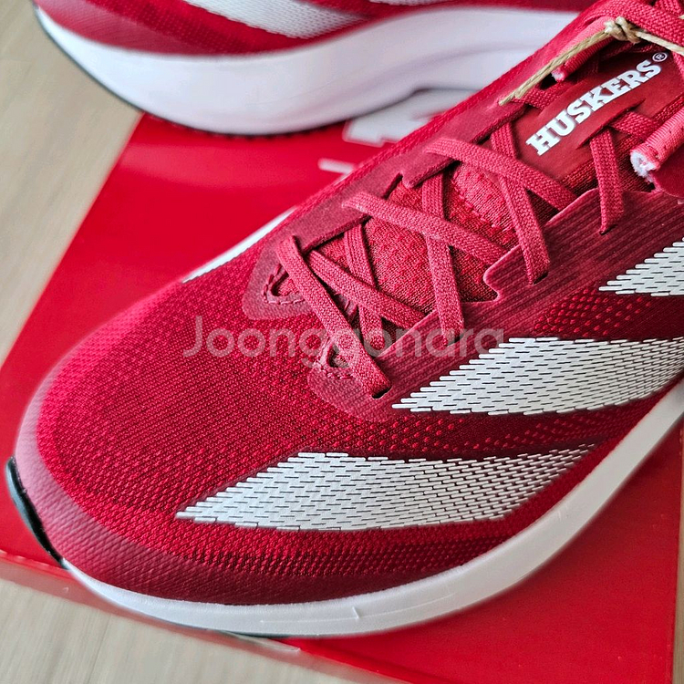 280 새제품 아디다스 아디제로 SL 2 네브라스카 레드 런닝화 러닝화--3