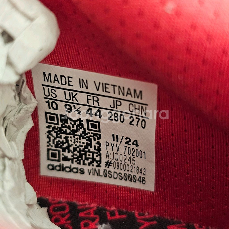 280 새제품 아디다스 아디제로 SL 2 네브라스카 레드 런닝화 러닝화--8