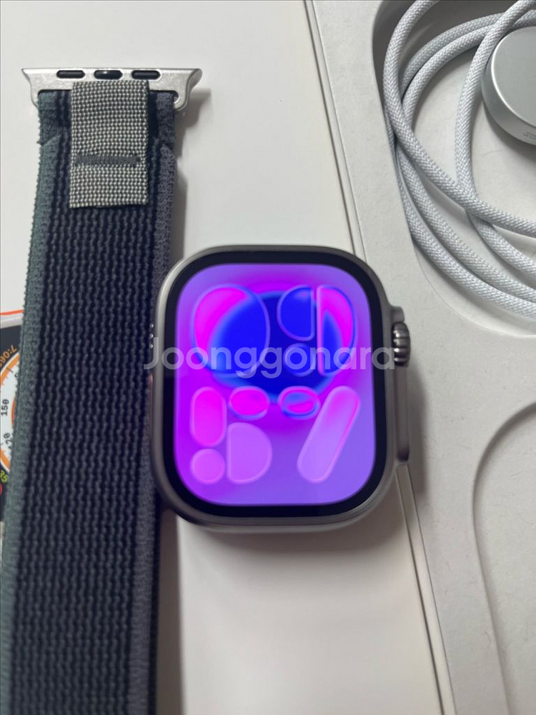 애플워치 울트라1 실버 SS급--1