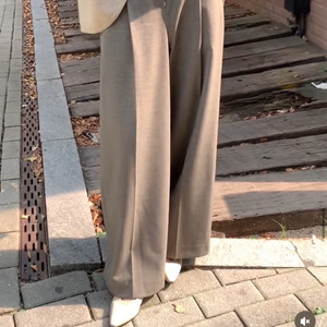 보웬 인밴딩 와이드 팬츠 새거