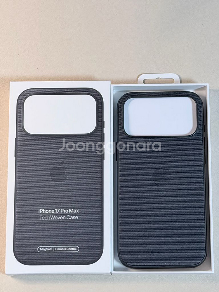 아이폰 17 프로 맥스 정품 테크우븐 케이스 블랙 + 증정품--0