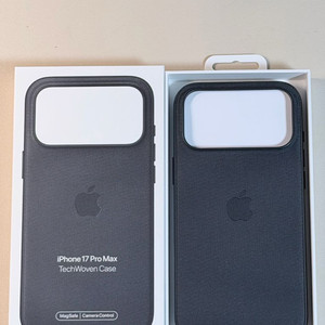 아이폰 17 프로 맥스 정품 테크우븐 케이스 블랙 + 증정품