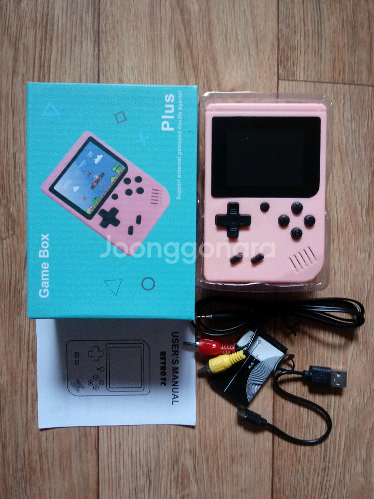 미사용.휴대용 미니 게임기.사진 참고하세요.500가지--1