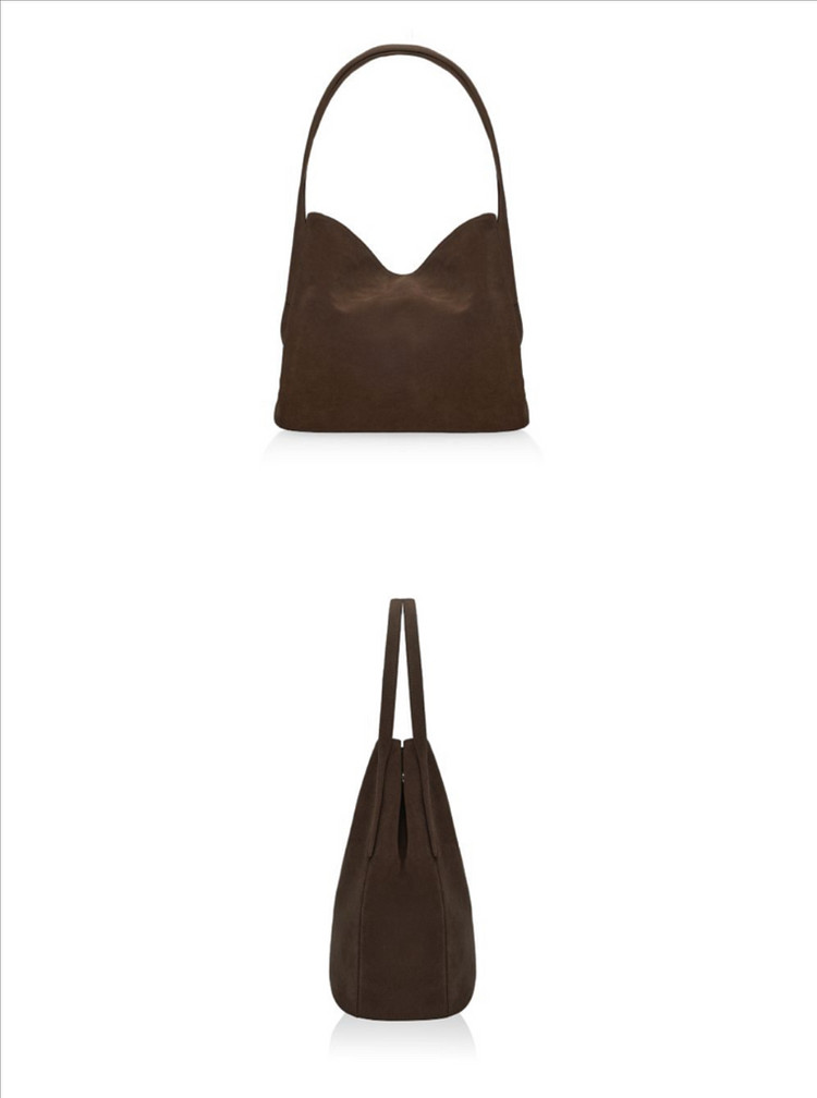 새상품) 파인드카푸어 모노 버킷백 32 - 스웨이드 브라운--2