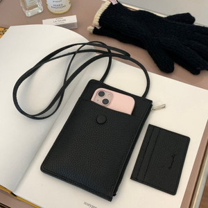 봉긋 팬던트백 블랙