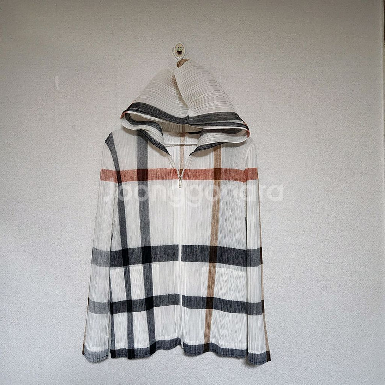 닥스 플리츠 후드집업 85--0