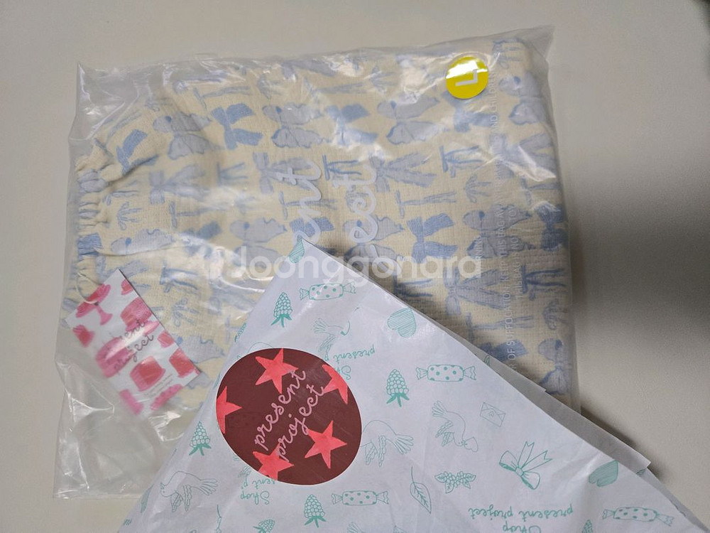 새상품)프레젠트프로젝트 리본블루 고쟁이 L--0