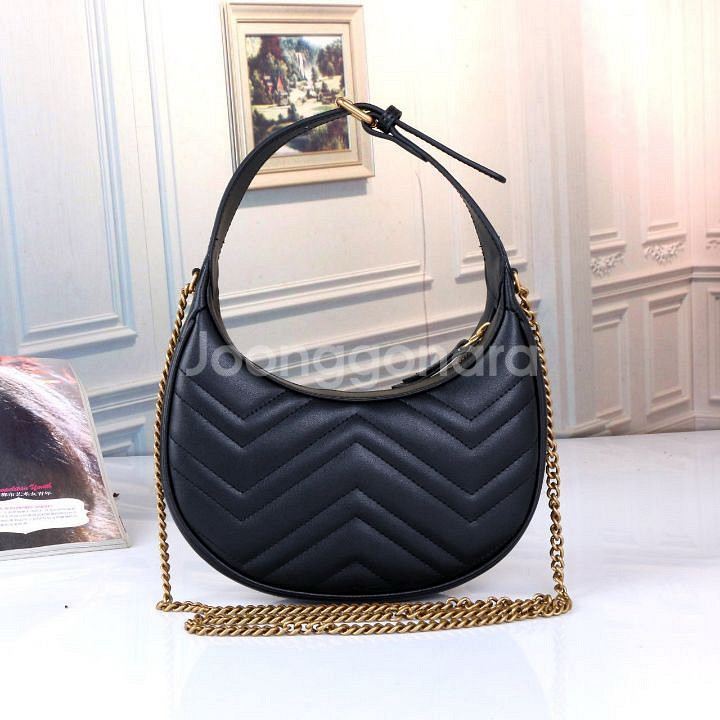 GG 마몽 퀼팅 호보백--1