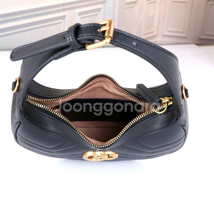 GG 마몽 퀼팅 호보백--5