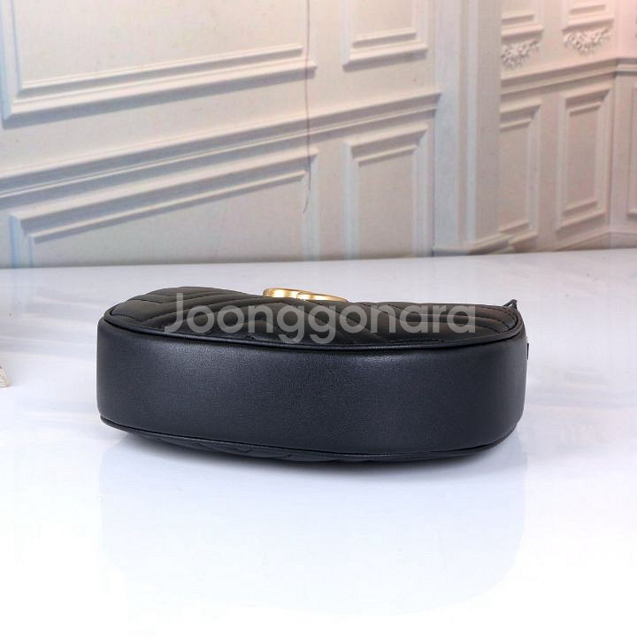 GG 마몽 퀼팅 호보백--4