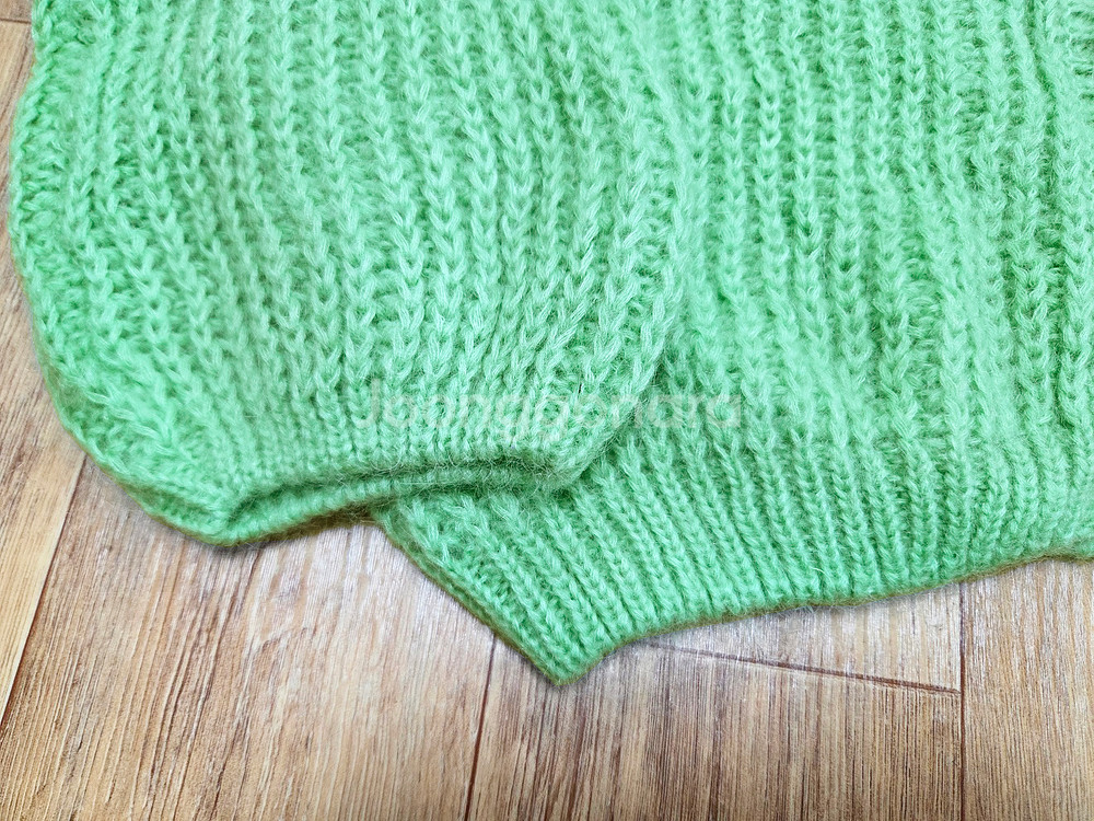 히로인(HEROINE) 모헤어 볼륨 니트가디건 프리사이즈--7