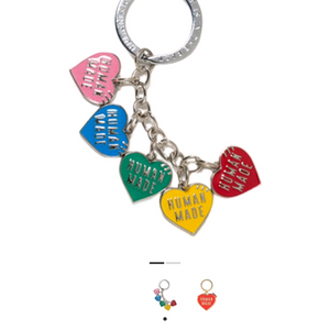 휴먼메이드 하트 키 참 미개봉 새상품 레드 키링