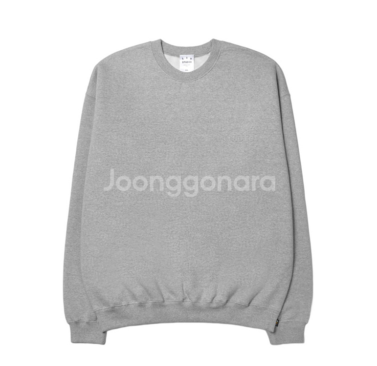 L 아이앱 스튜디오 엠보스드 스웨트셔츠 맨투맨 셔츠 미개봉 미시착 새상품--1