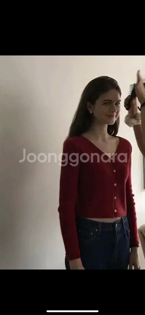 아카이브제이투유 시에나 가디건 프렌치레드 유메르 렉토 그레이스유--2