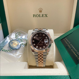 로렉스 126331 데이저스트 41 초코판 텐포 로즈골