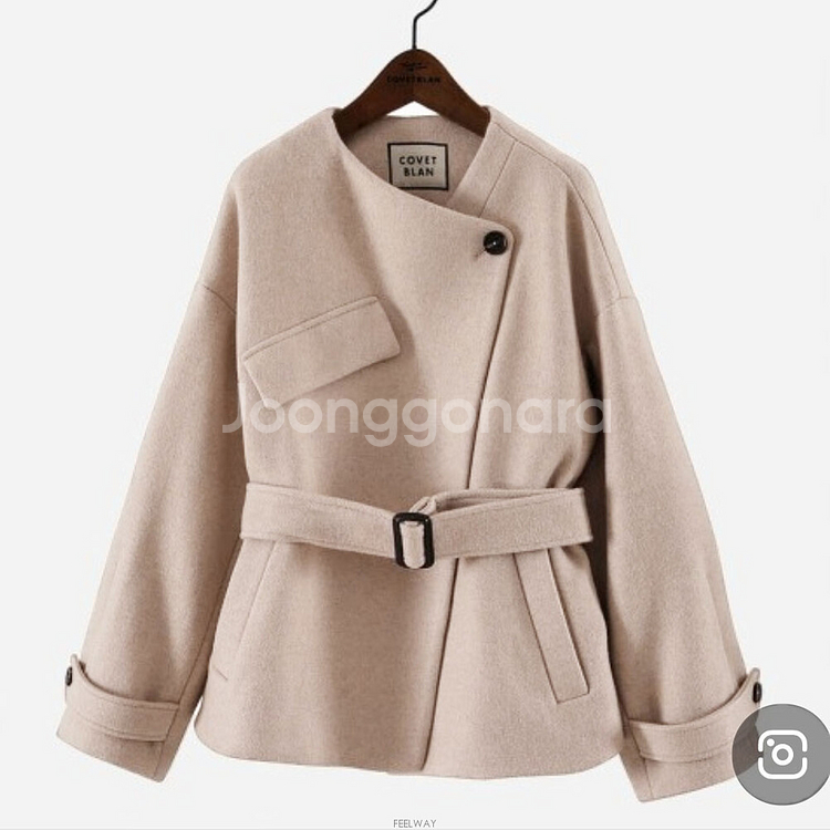 코벳블랑(COVET BLAN) 언발란스 카라자켓 프리사이즈--0