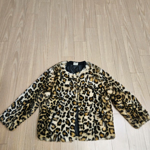ZARA Kids 레오파드 퍼 자켓 122