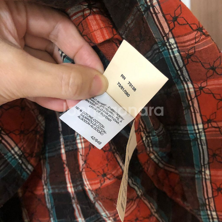 막스마라 위캔드 자수 리본 체크 자켓 결혼식 하객룩 코--6