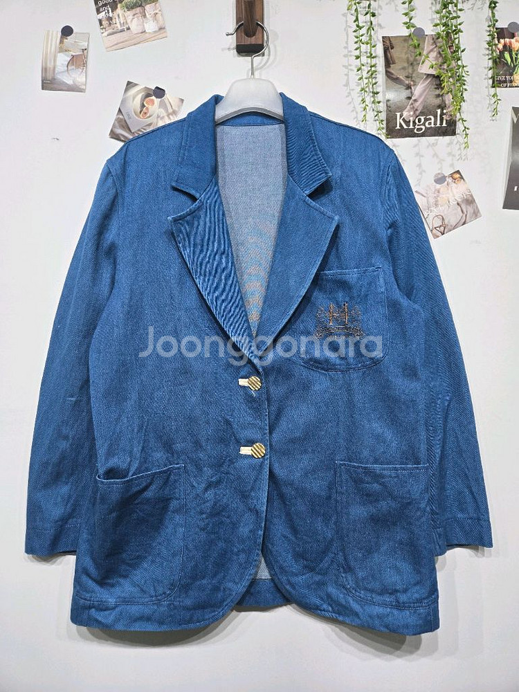 에르노 데님 자켓 & 바지 세트 정장 셋업--2