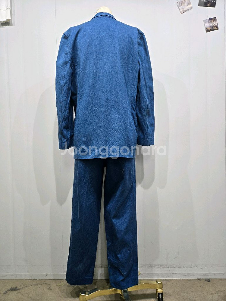 에르노 데님 자켓 & 바지 세트 정장 셋업--1