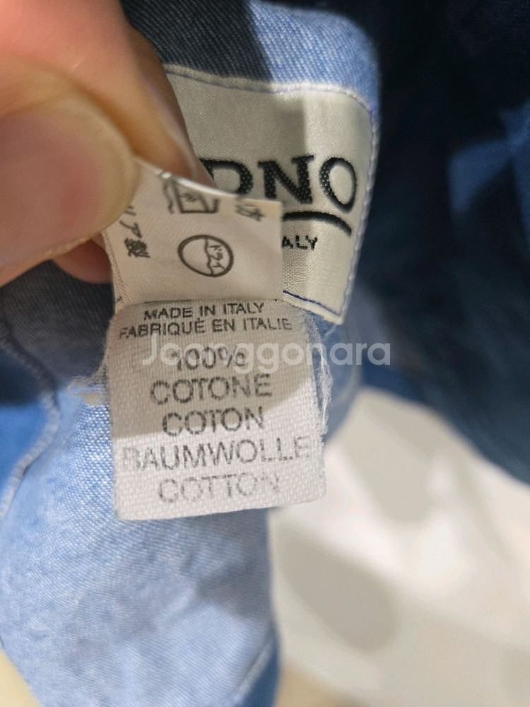 에르노 데님 자켓 & 바지 세트 정장 셋업--5