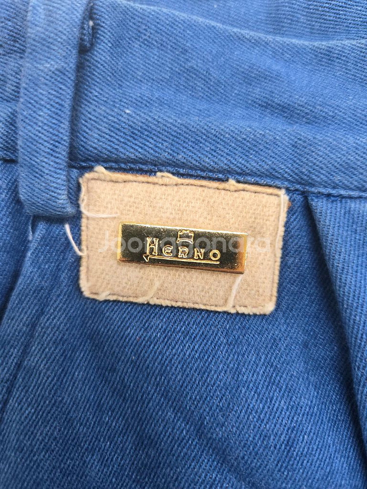 에르노 데님 자켓 & 바지 세트 정장 셋업--8