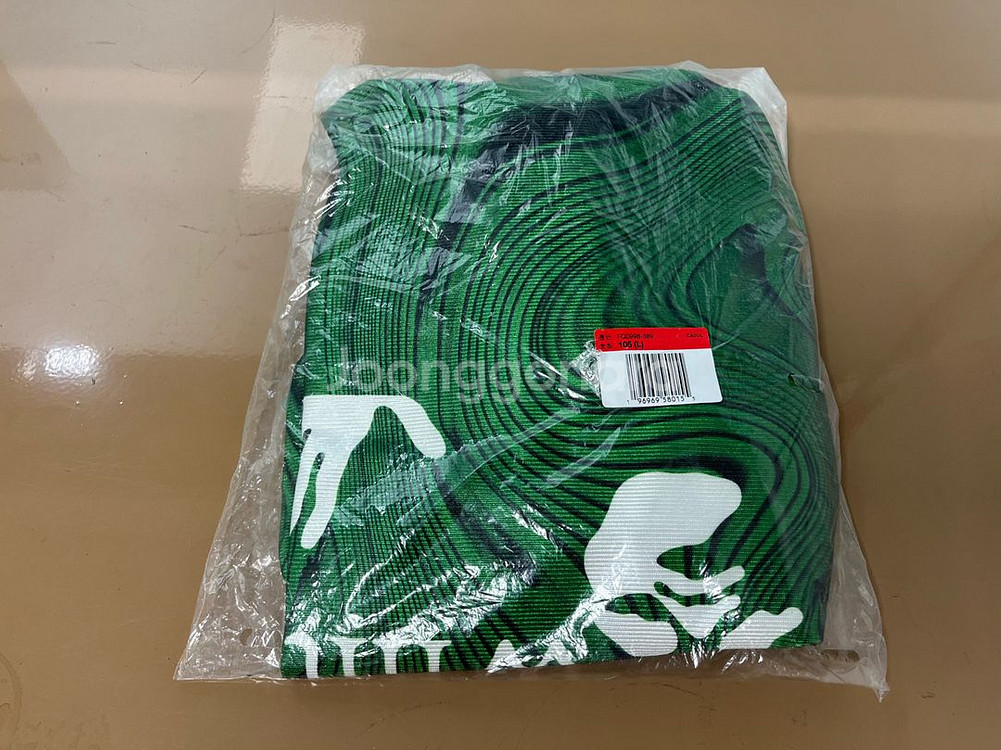 L 나이키 오프화이트 저지 그린 롱슬리브 긴팔 나코탭 미개봉 미시착 새상품--2