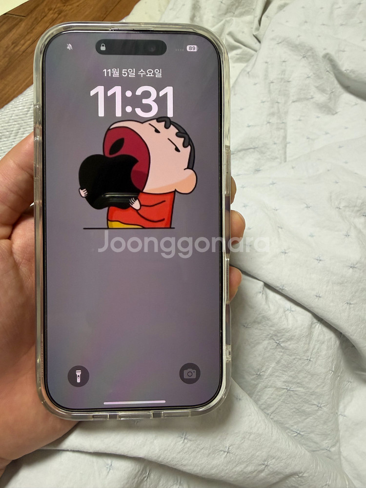 아이폰 16프로 화이트 256GB 자급 배터리 100% 판매합니다--10