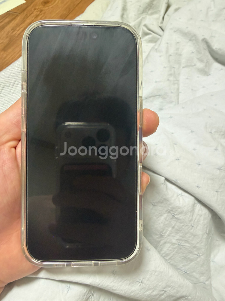 아이폰 16프로 화이트 256GB 자급 배터리 100% 판매합니다--11