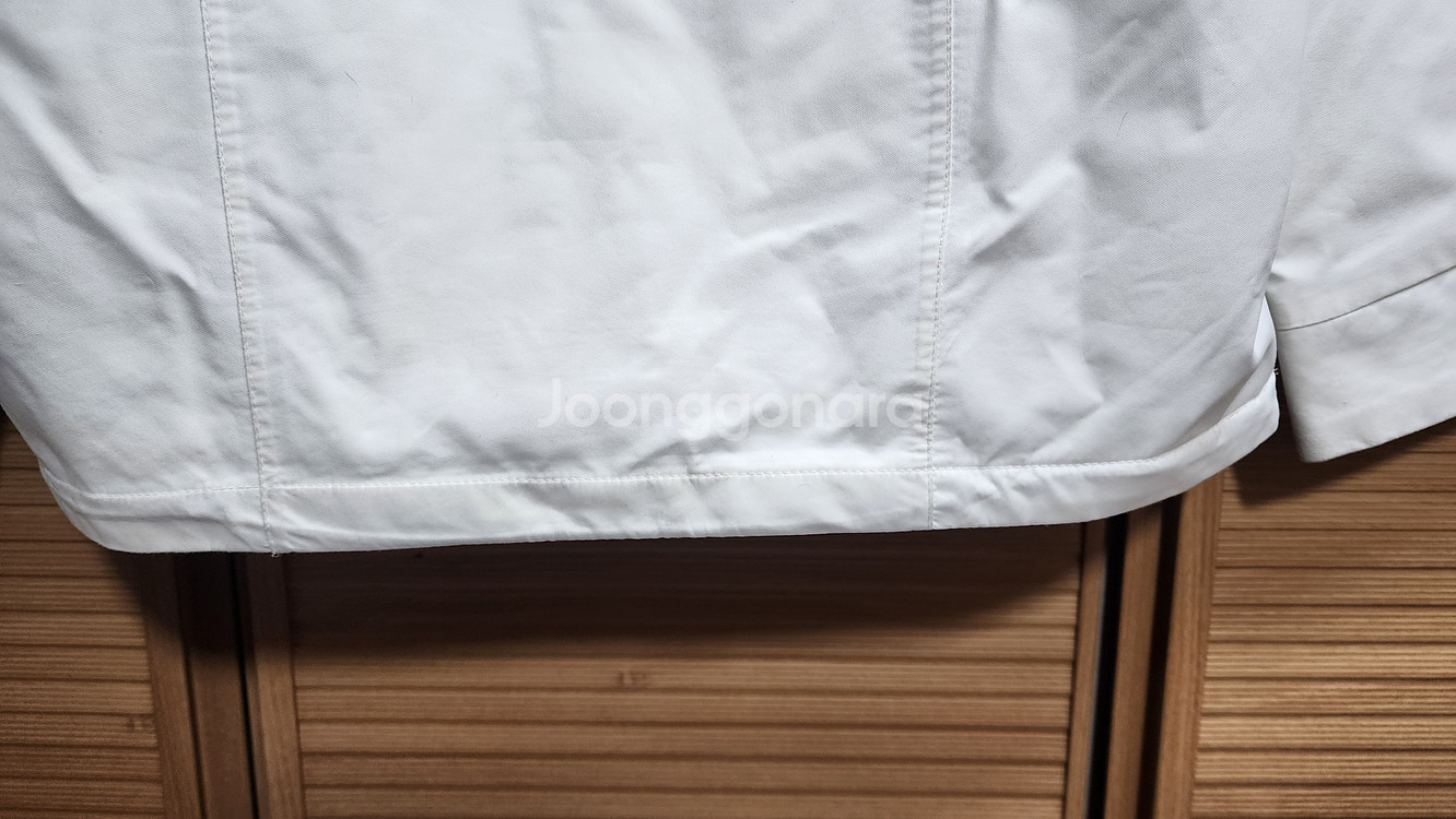 오비오 보드복 자켓 - 화이트/블랙라인 L사이즈--5