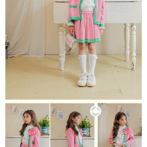 베베테일러 니트가디건치마 세트 130.상하120