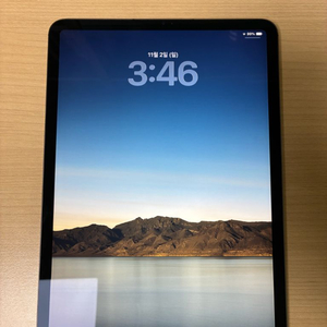 아이패드 프로 11 M1 128gb 셀룰러 스그 + 짭플펜슬 배터리99